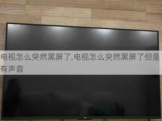 电视怎么突然黑屏了,电视怎么突然黑屏了但是有声音